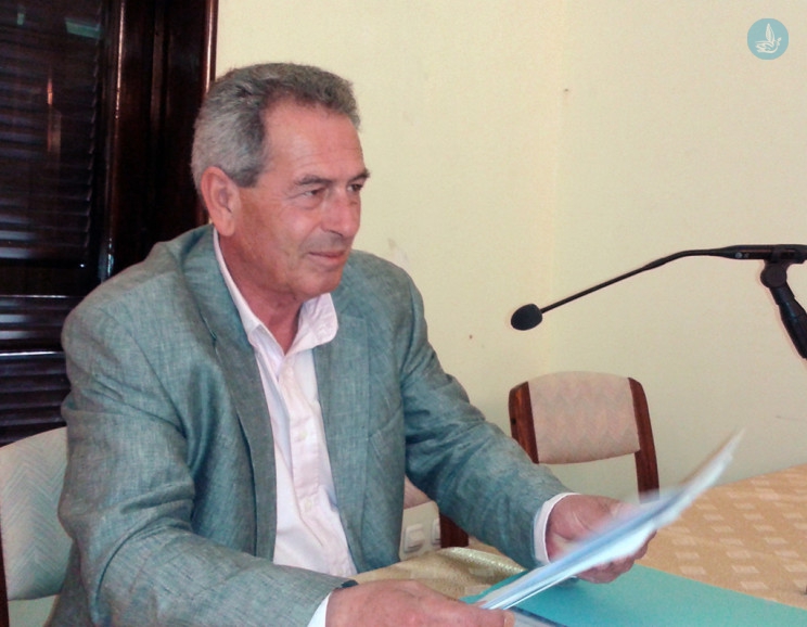 Ο επικεφαλής της αντιπολίτευσης και π.δήμαρχος Καρπάθου Μιχάλης Χανιώτης