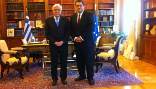 Στον Πρόεδρο της Ελληνικής Δημοκρατίας Προκόπη Παυλόπουλο ο Αντ/ρχης Δωδεκανήσου Χαράλαμπος Κόκκινος