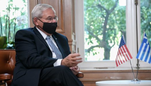 Συνάντηση του Προέδρου της Βουλής των Ελλήνων με τον Πρόεδρο της Επιτροπής Εξωτερικών Σχέσεων της Αμερικανικής Γερουσίας Robert Menendez