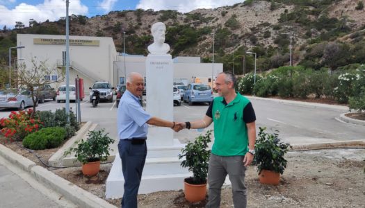Μεταφορά της προτομής του Ιπποκράτη από το πρώην Κέντρο Υγείας στο Γενικό Νοσοκομείο Καρπάθου “Άγιος Ιωάννης ο Καρπάθιος”