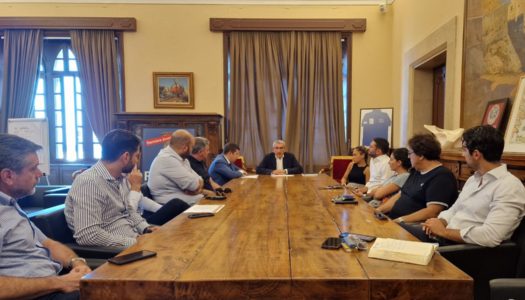 Με το Διοικητικό Συμβούλιο της Ένωσης Ξενοδόχων Ρόδου συναντήθηκε ο Περιφερειάρχης Ν. Αιγαίου