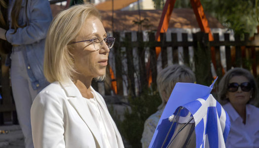 Η «Δωδεκανησιακή Μέλισσα» τίμησε την ιδρύτρια της, την Χαλκίτισσα Αντιγόνη Λορεντζιάδου-Ζουρούδη στον τόπο που γεννήθηκε