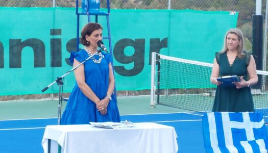 Καλλιόπη Νικολαΐδου, Έπαρχος Καρπάθου -Η.Ν. Κάσου: Συγχαρητήρια στον πρόεδρο Νίκο Αλεξιάδη και το Δ.Σ του “ΠΡΩΤΕΑ” για το νέο γήπεδο τένις