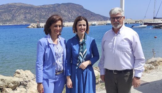 Nίκος Τουσούνης, πρόεδρος του Δημοτικού Συμβουλίου Η.Ν. Κάσου: Συνάντηση εργασίας με την Αναπληρώτρια Υπουργό  Υγείας Ειρήνη Αγαπηδάκη