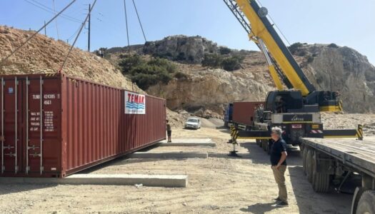 ΟΛΟΚΛΗΡΩΣΗ ΤΗΣ ΕΓΚΑΤΑΣΤΑΣΗΣ ΑΦΑΛΑΤΩΣΗΣ ΣΤΑ ΠΗΓΑΔΙΑ