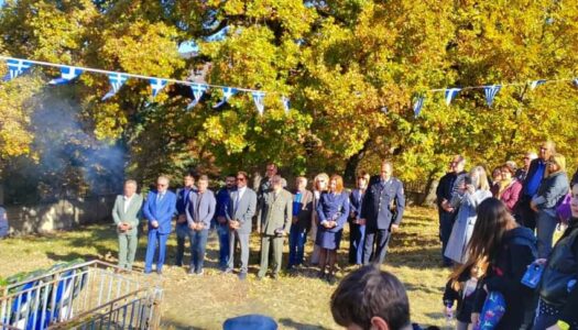 Ο Δήμαρχος Χάλκης και ο αντιδήμαρχος Πολιτισμού παραβρέθηκαν στο ετήσιο μνημόσυνο του ήρωα Αλέξανδρου Διάκου, που πραγματοποιήθηκε στη Ζούζουλη, Καστοριά