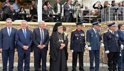 O Βασίλης Υψηλάντης εκπρόσωπος της Βουλής στην Κάρπαθο για την επέτειο της 25ης Μαρτίου