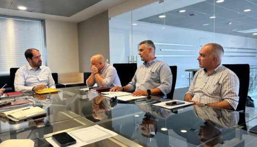 Συνάντηση με τον Υπουργό Κλιματικής Κρίσης και Πολιτικής Προστασίας  και με τον Υπαρχηγό του Πυροσβεστικού Σώματος