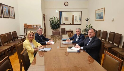 Βασίλης Υψηλάντης: Συναντησεις με τον Αν. Υπουργό Αθλητισμού Γιάννη Βούρτση, με τον Υπουργό Πολιτικής Προστασίας Γιάννη Κεφαλογιάννη και τους συναδέλφους μου Γιάννη Παππά, Μάνο Κόνσολα και Μίκα Ιατρίδη