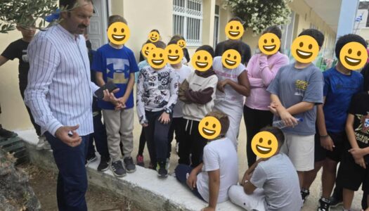 Στάθης Γαρεφαλάκης, Αντιδήμαρχος Δήμου Καρπάθου: Ενημέρωση μαθητών για τη σημασία της κομποστοποίησης από τον Δήμο Καρπάθου