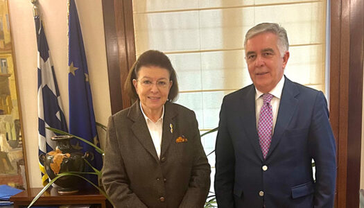 Σημαντική συνάντηση  του Βασίλη Α. Υψηλάντη με την Υπουργό Πολιτισμού Λίνα Μενδώνη για τα έργα πολιτισμού στα Δωδεκάνησα