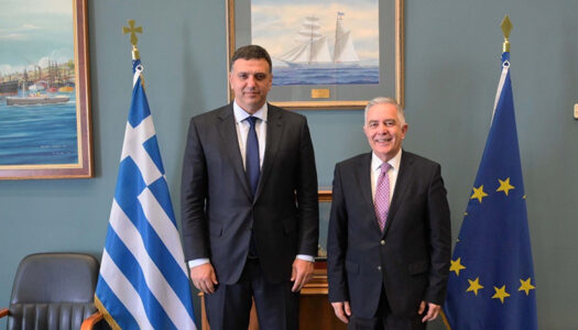 Βασίλης Υψηλάντης: Συνάντηση με τον Υπουργό Ναυτιλίας Βασίλη Κικίλια