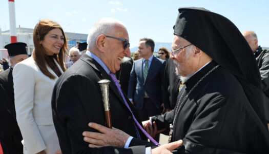 Υποδοχή του Οικουμενικού Πατριάρχη κ.κ. Βαρθολομαίου από τον Πρόεδρο της Βουλής των Ελλήνων